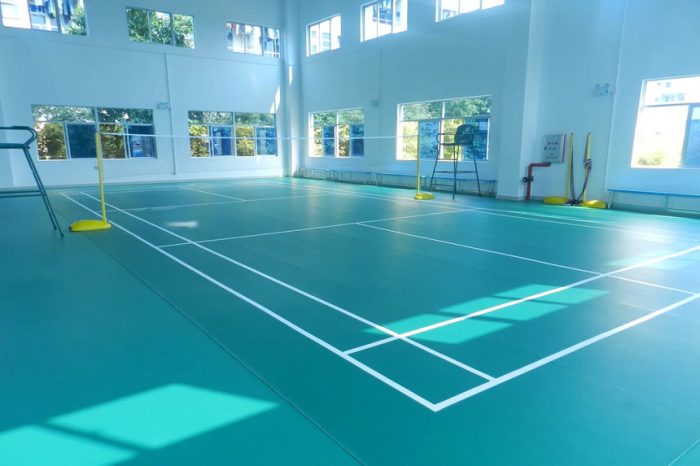 Fitness center flooring